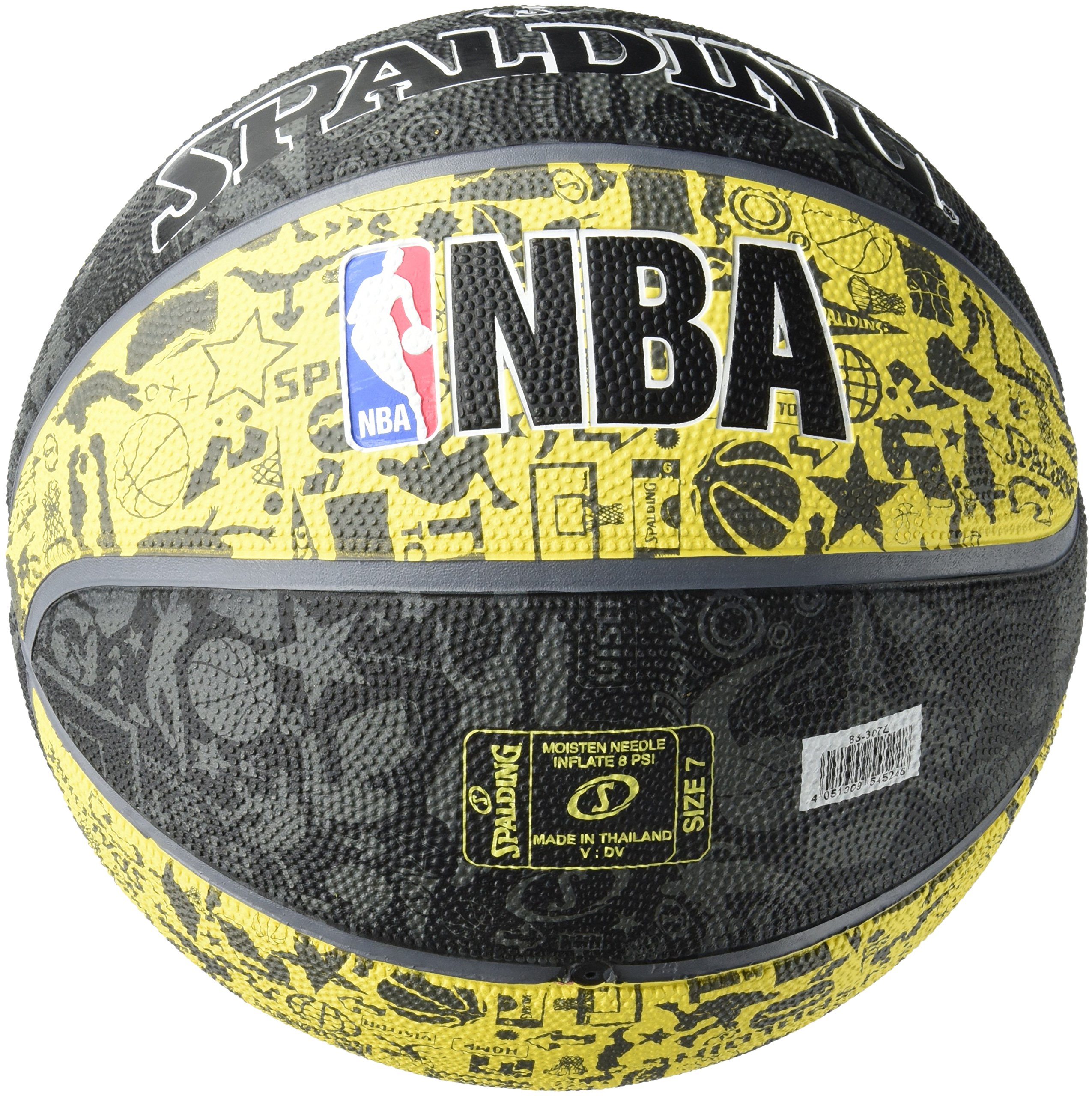 Spalding NBA Graffiti Outdoor 83-307Z Balón de Baloncesto ...