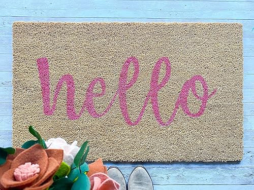 Tapete de porche bonito y divertido tapete antideslizante y lavable, bonito tapete para cocina, puerta delantera, baño, entrada interior, 18 x 30