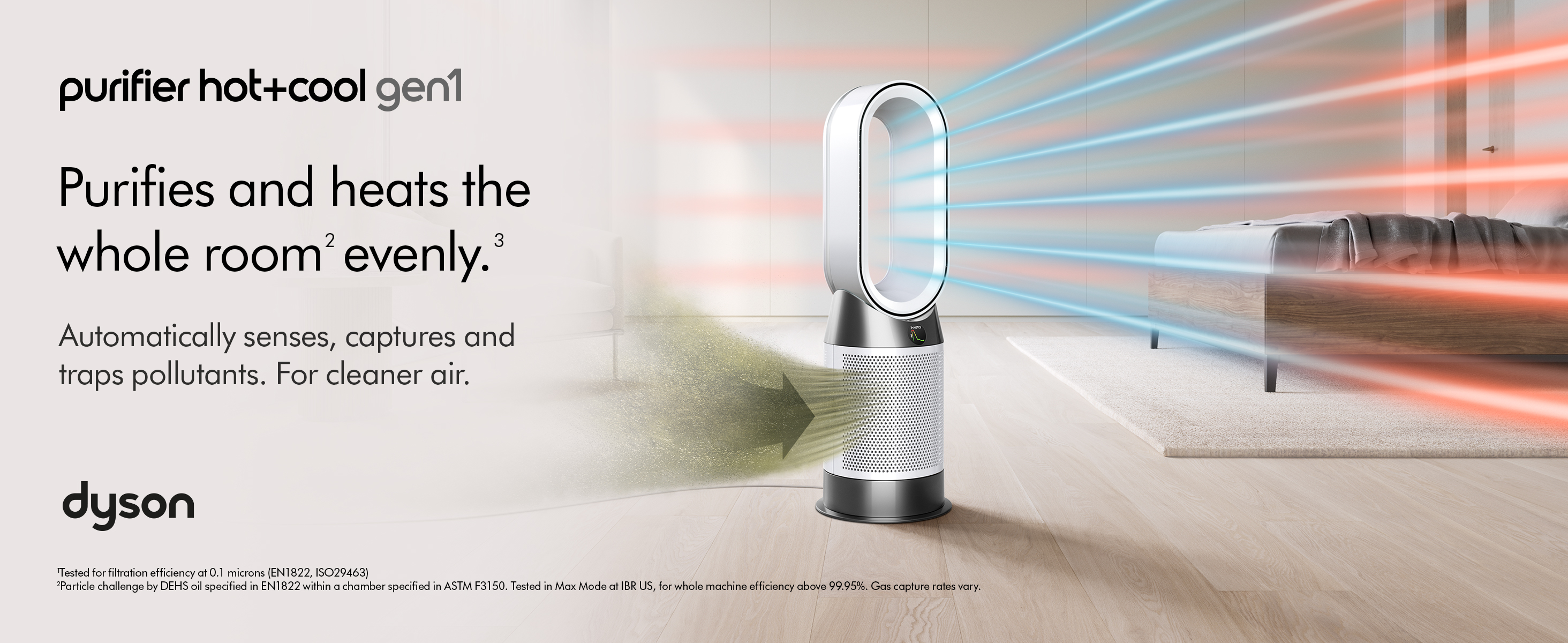Dyson Purifier Hot + Cool™ Gen1 HP10 purifying fan heater (White