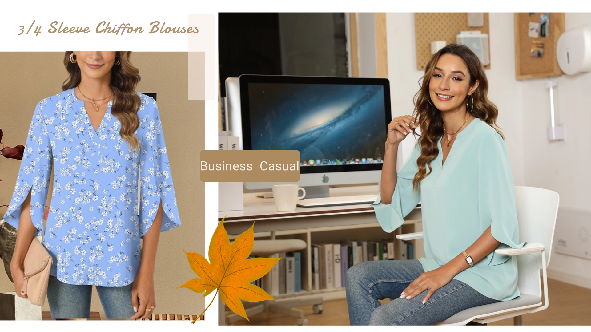 トップス apolina Joan Blouse - Almond 3-5Y Anyally Women's Chiffon Blouses 3/4 Sleeve Summer Dressy