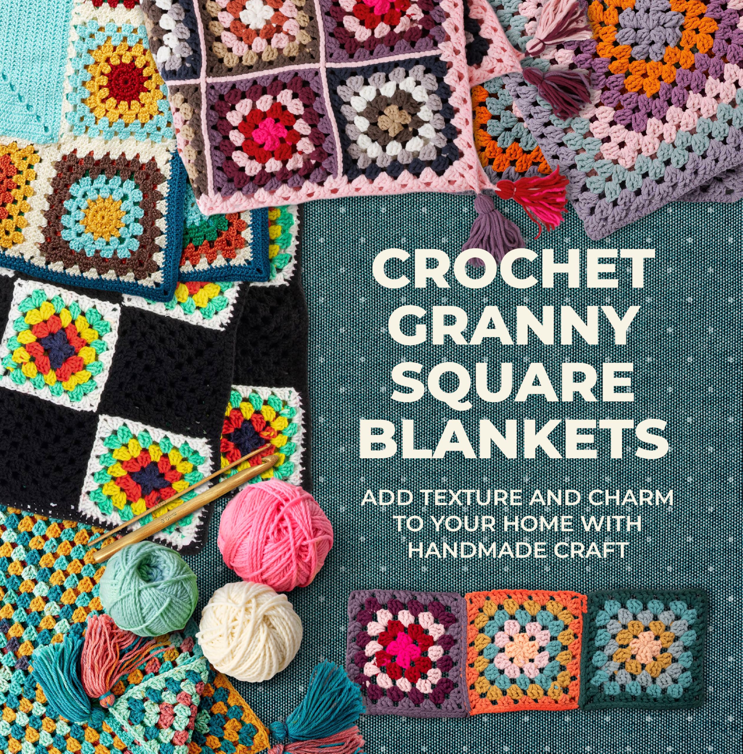 Crochet Granny Square Blankets: Add Texture and Charm to Your Home with Handmade Craft