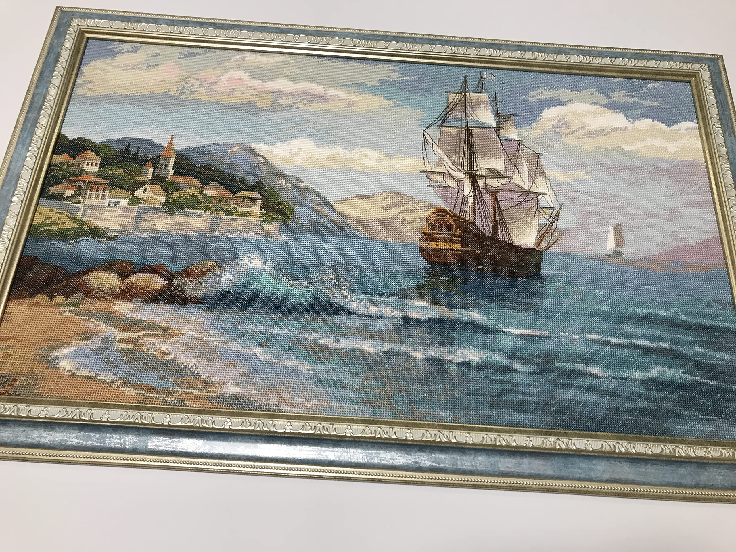 Riolis 1900 zestaw ściegów krzyżykowych, wielokolorowy, 60 x 35 cm