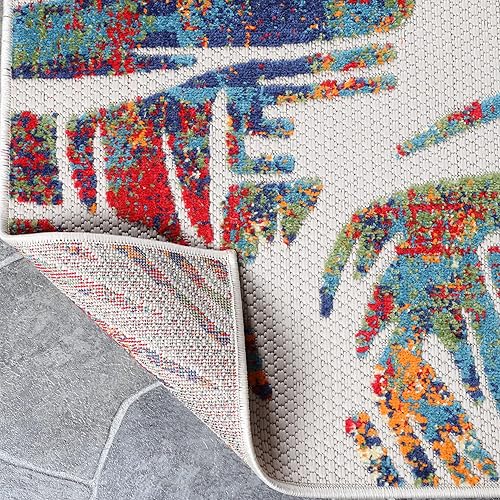 Miniatura 5 de BNM - Alfombra de área para interiores y exteriores, decoración de suelo perfecta para patio, dormitorio, cocina, sala de estar, entrada, sala de