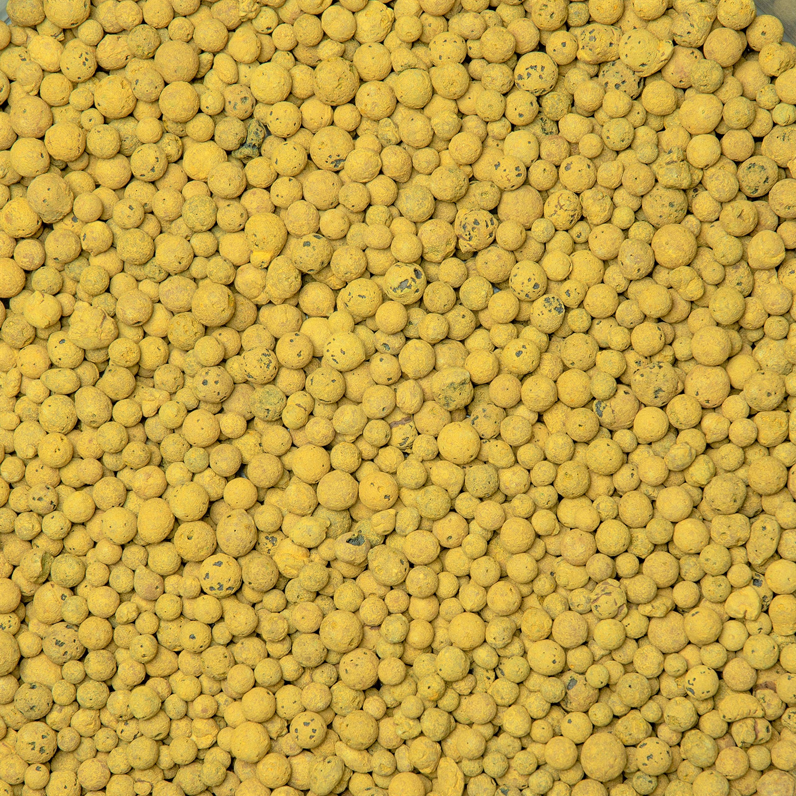 Brockytony Pflanzton – Blähton Granulat 4-8 Mm, 2 Liter, Safran GELB, ökologisch Gefärbt, Als Drainage, Hydrokultur & Dekoschicht Für Zimmer- Und Gartenpflanzen