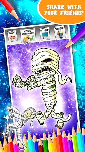Horror Coloring Book