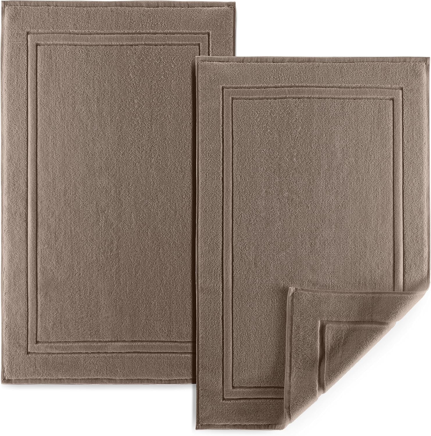 ALIBI Bath Mat Floor Towel Set 2 Pack of Super Soft