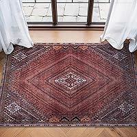 Vista 48 de Bloom Rugs Alfombra de pasillo lavable antideslizante de 7 pies – Beige/Gris Camino tradicional para entrada, pasillo, baño y cocina