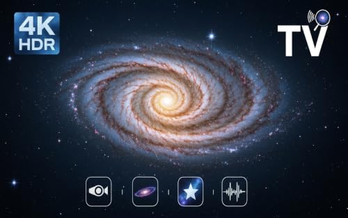 Immersive Cosmic Galaxy Cosmos 4K – Deep Space Visuals & Relaxing Sound – vue 4