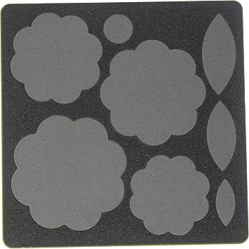 AccuQuilt 55382 Rose of Sharon #2 Go! Fabric Cutting Dies It Fits!-Rose of Sharon #2