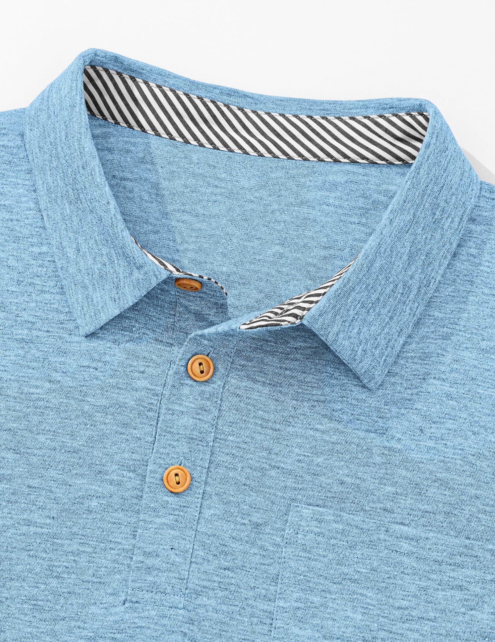 TARAINYA Polo Hombre Algodón Manga Corta Poloshirt con Bolsillo Verano para Oficina Ocio y Golf