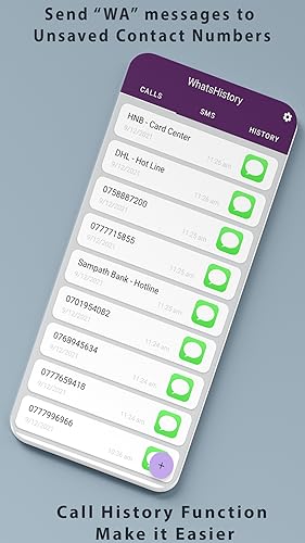 WhatsHistory - Direct WhatsApp Without Saving Contact