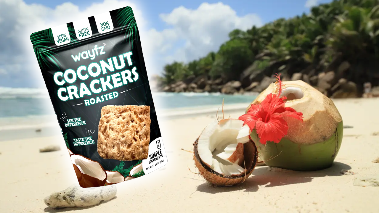 Amazon.com: Roasted Coconut Crackers – Vegan Snack & Gluten Free