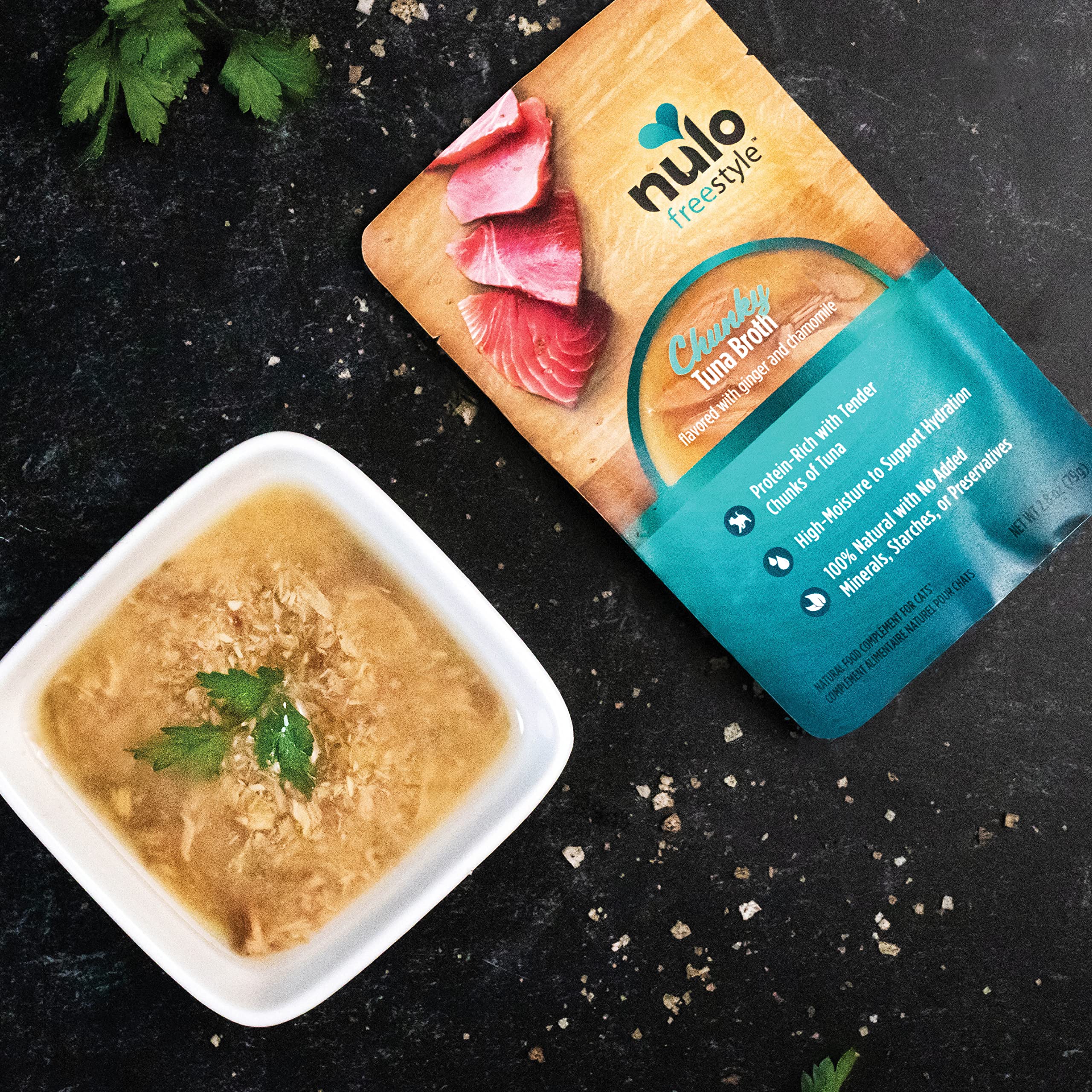 Nulo FreeStyle, Chunky Tuna Cat Food Topper Pouch, 2.8 Ounce