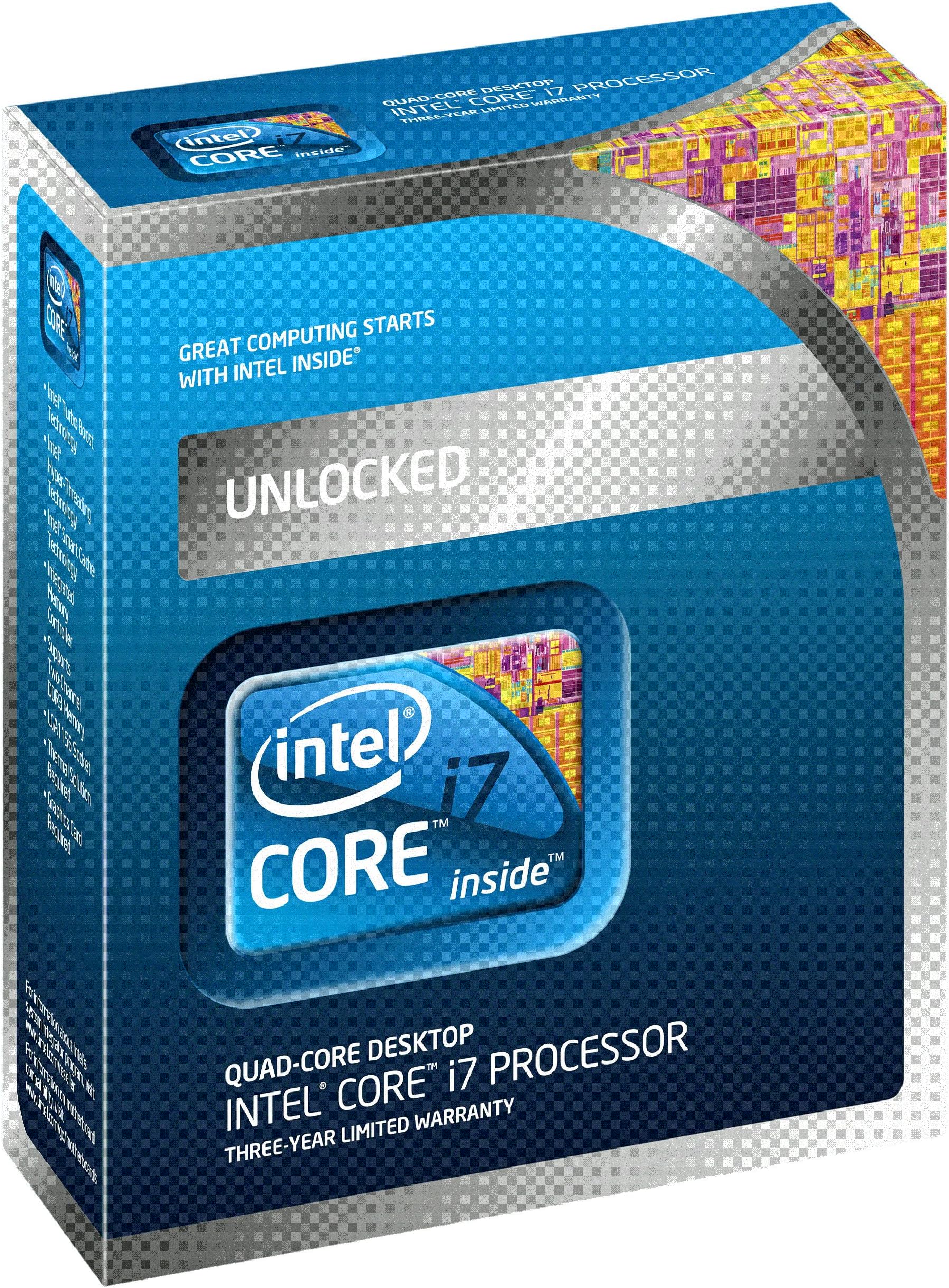 Intel Core i7 875 K Socket 1156 Core i7 Processor (2933MHz, L2/L3-Cache)