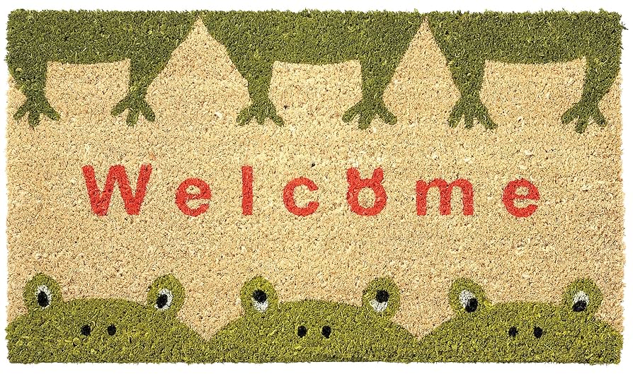 Amazon｜大橋新治商店 コイヤーマット 長方形 カエル 70×40cm 17