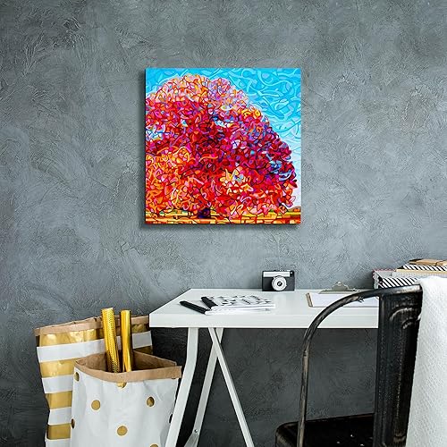 Miniatura 4 de Epic Graffiti 'Árbol de Buda' de Mandy Budan, arte de pared en lienzo, 18 x 18 pulgadas