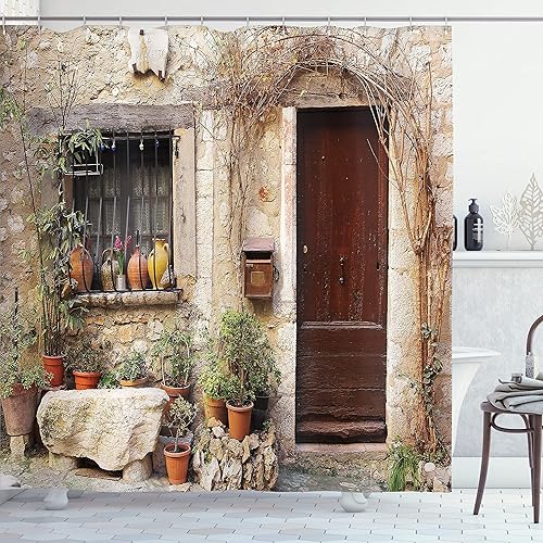 Miniatura 9 de Cortina de regadera con niña y mariposa de color rosa