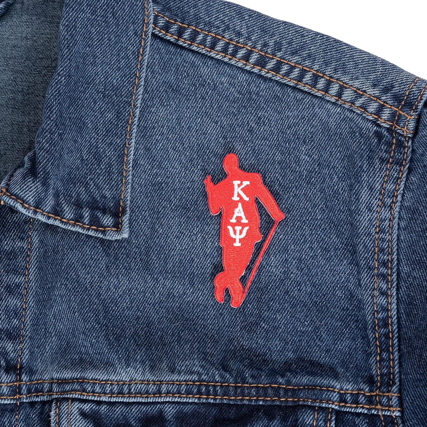 Desert Cactus Kappa Alpha Psi Patch – Embroidered Iron On/Sew On Applique for Blazers, Jackets, Backpacks, Bags, Hats & Tactical Gear – Kappas Nupes (Guy w/Cane Patch) (Pack of 2)