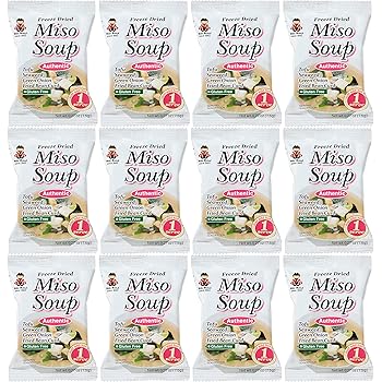 Amazon Com Sushi Chef White Miso Soup Mix 0 50 Ounce Packets Pack Of 12 Health Personal Care
