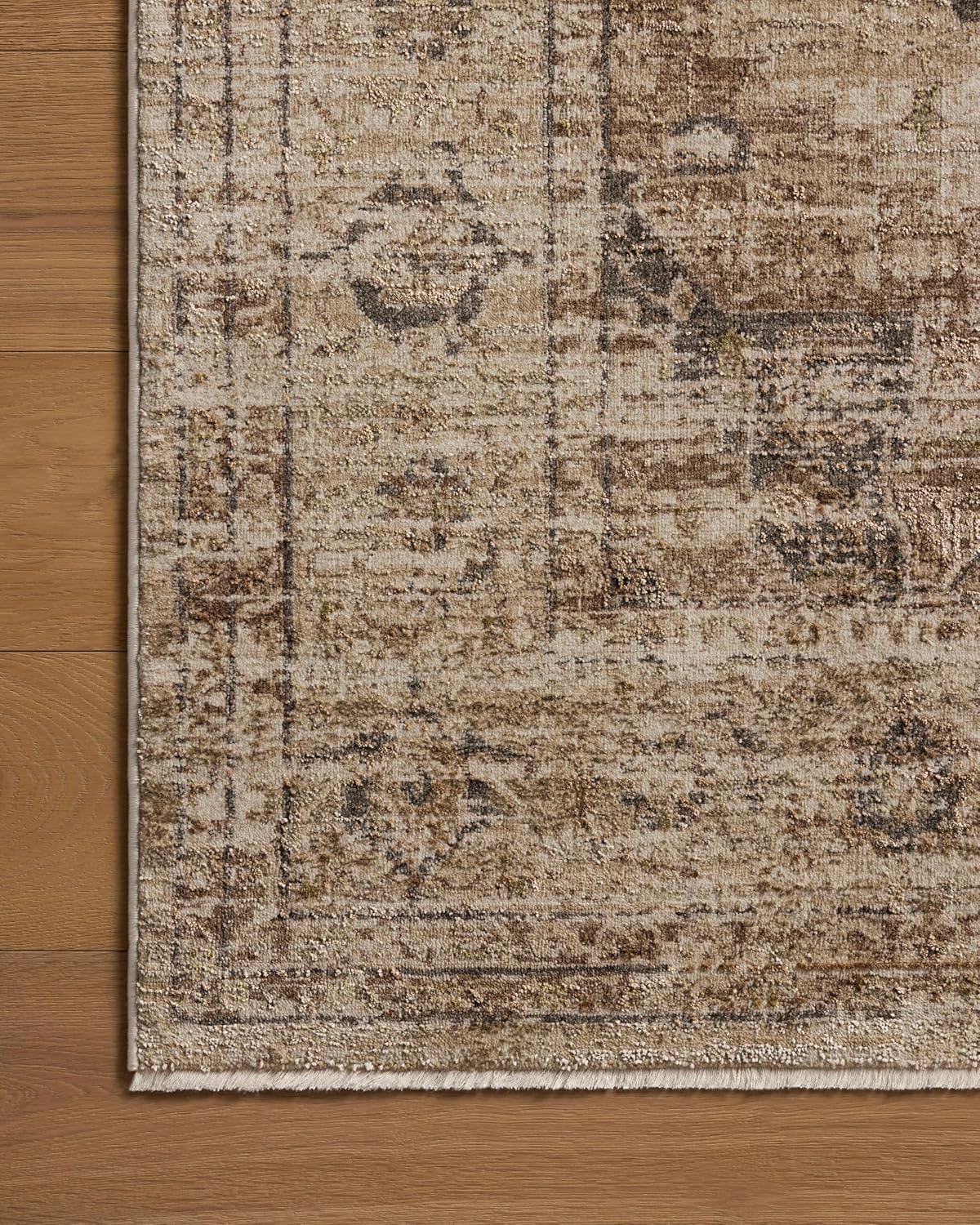 Loloi Haywood Collection HYD-03 Natural/Bark 7'-10" x 10' Area Rug