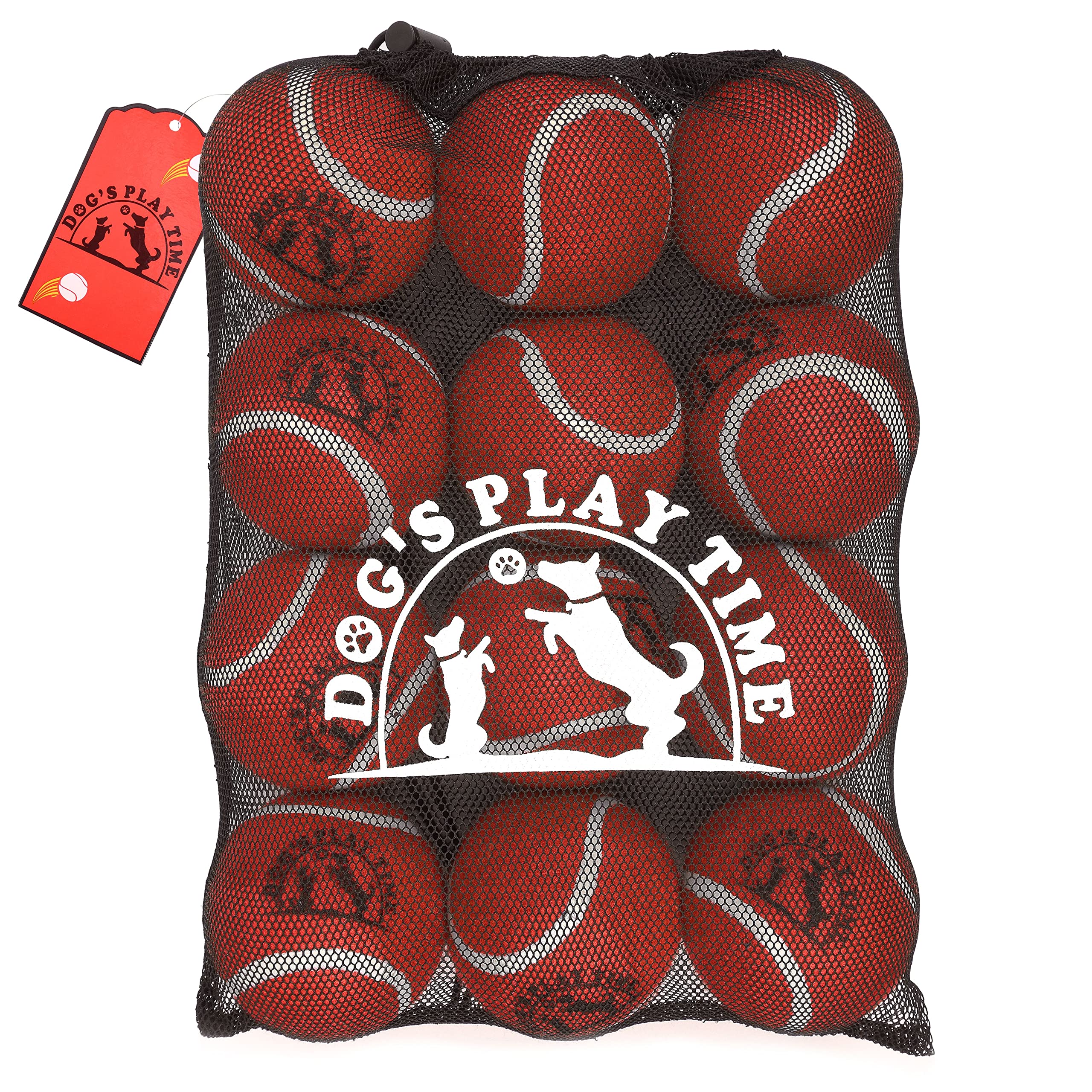 The Dog's Balls 2-Blue-RED-C-M - Dog Toy Set For Play & Fetch