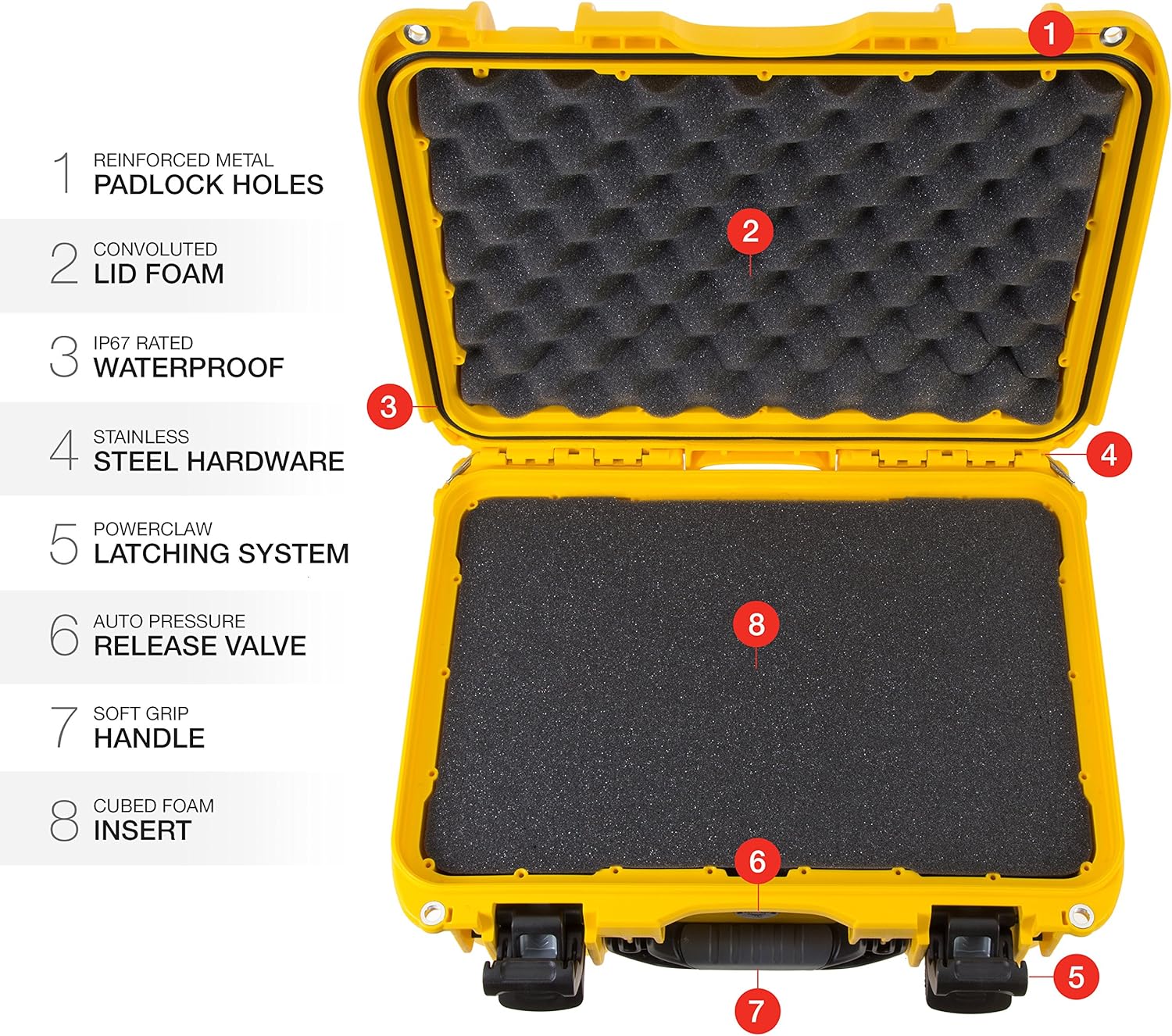 Featured Product Nanuk 918 Medium Waterproof Hard Case with Foam Insert 16.9 x 12.9 x 9.3 Yellow Tech Deals ๐ฅ Nanuk 918 Medium Waterproof Hard Case with Foam Insert 16.9 x 12.9 x 9.3 Yellow