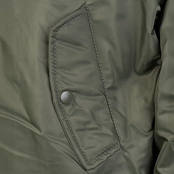 Amazon | USフライトジャケットMA-1スタイルオリーブグリーン陸軍