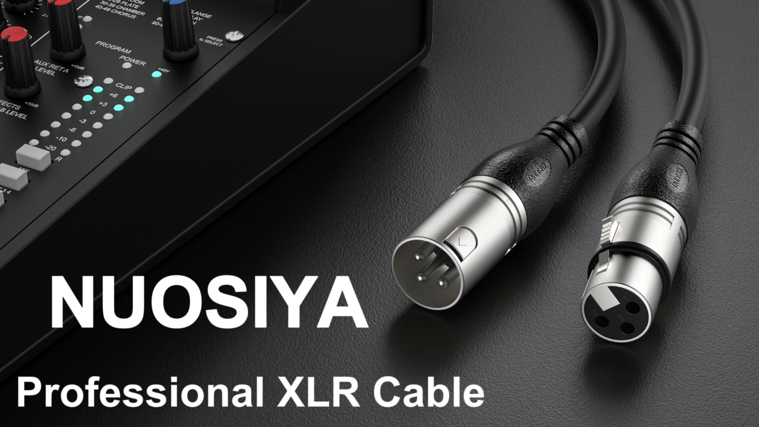Cavo XLR Maschio-femmina 1m - Bilanciato Per Microfoni, Mixer E Audio Professionale - Foto 2