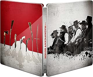 【Amazon.co.jp限定】マグニフィセント・セブン ブルーレイ スチールブック仕様(初回生産限定)(2枚組) [Steelbook](A4 ビジュアルシート付き) [Blu-ray]