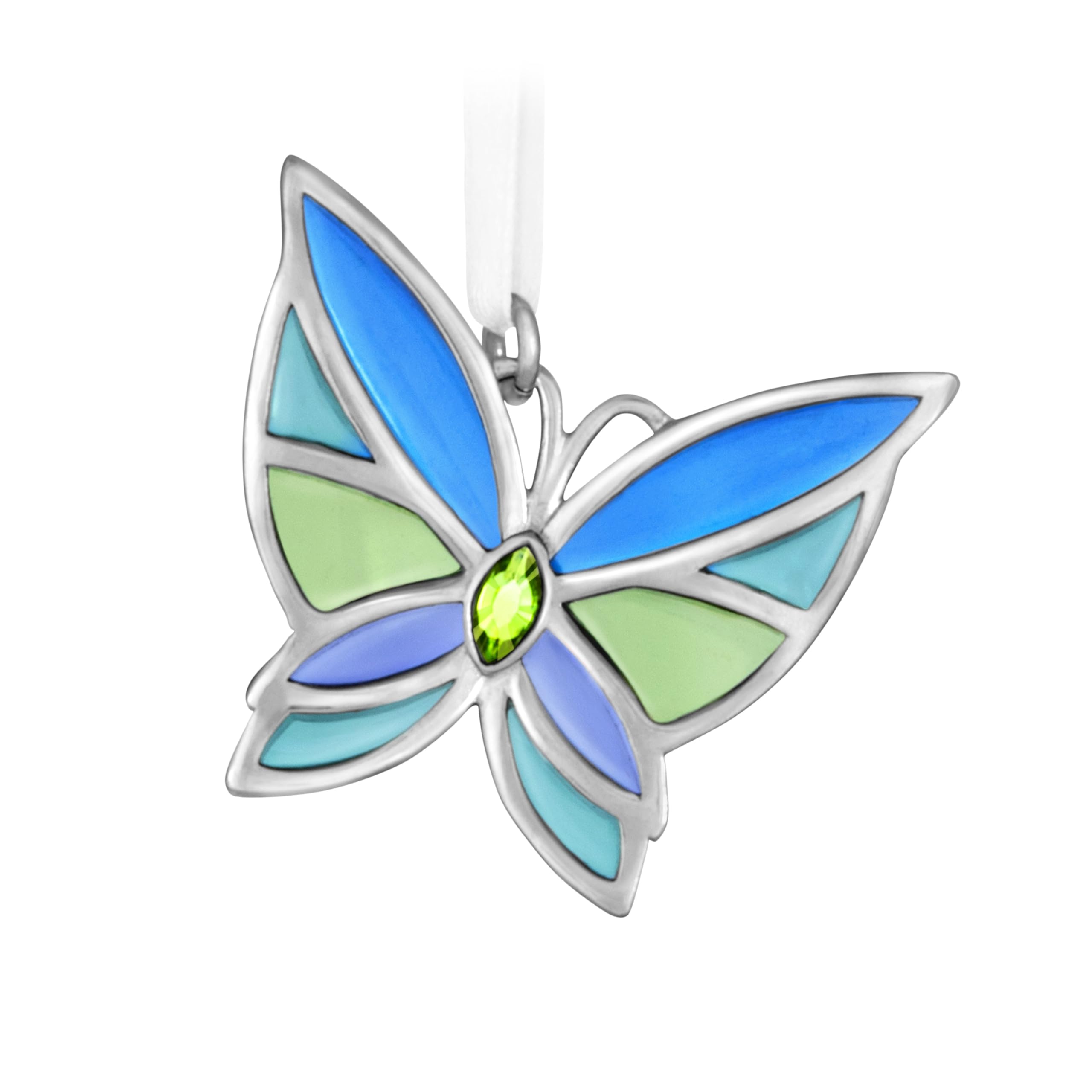 Hallmark Keepsake Mini Christmas Ornament (Bitty Bright Butterfly) 1.25" Tiny Ornament for Tabletop Tree