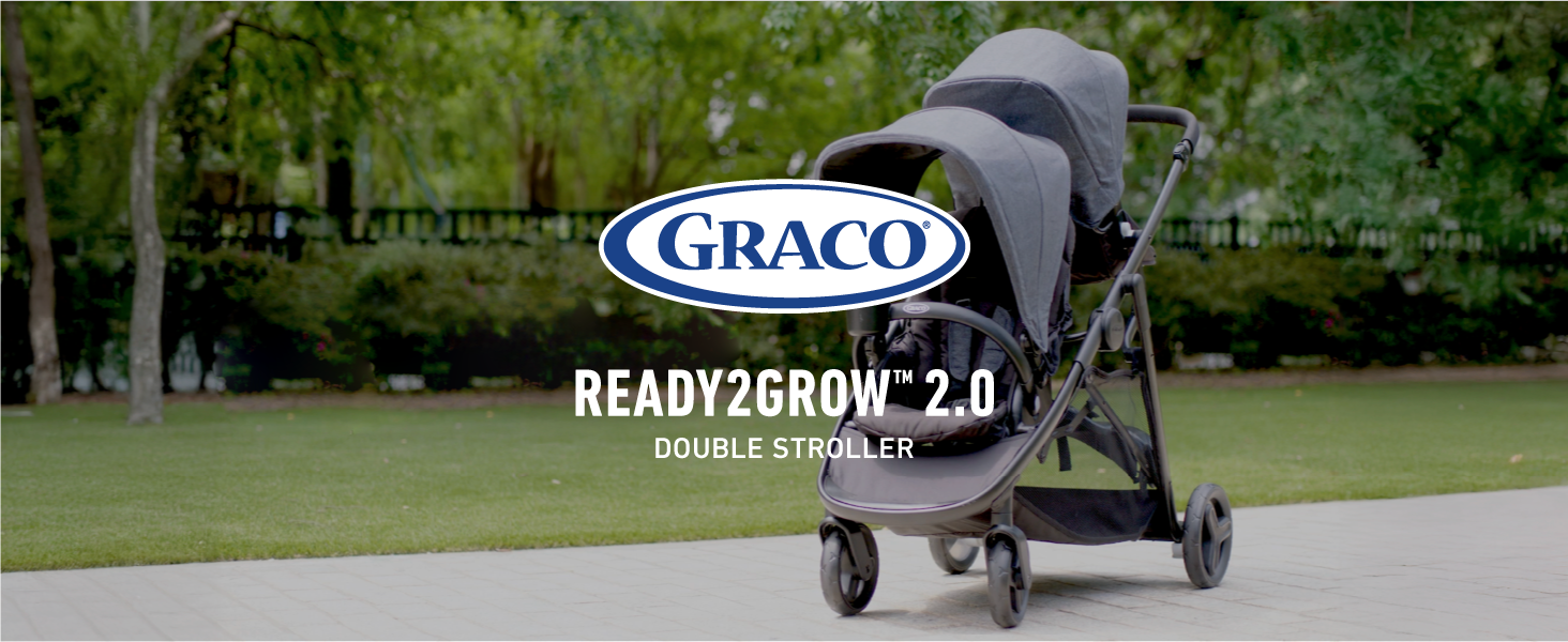 Amazon.com : Graco Ready2Grow LX 2.0 Double Stroller, Twin Baby