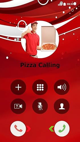Incoming Video Live Voice Call From Pizza - Free Fake Phone Calling