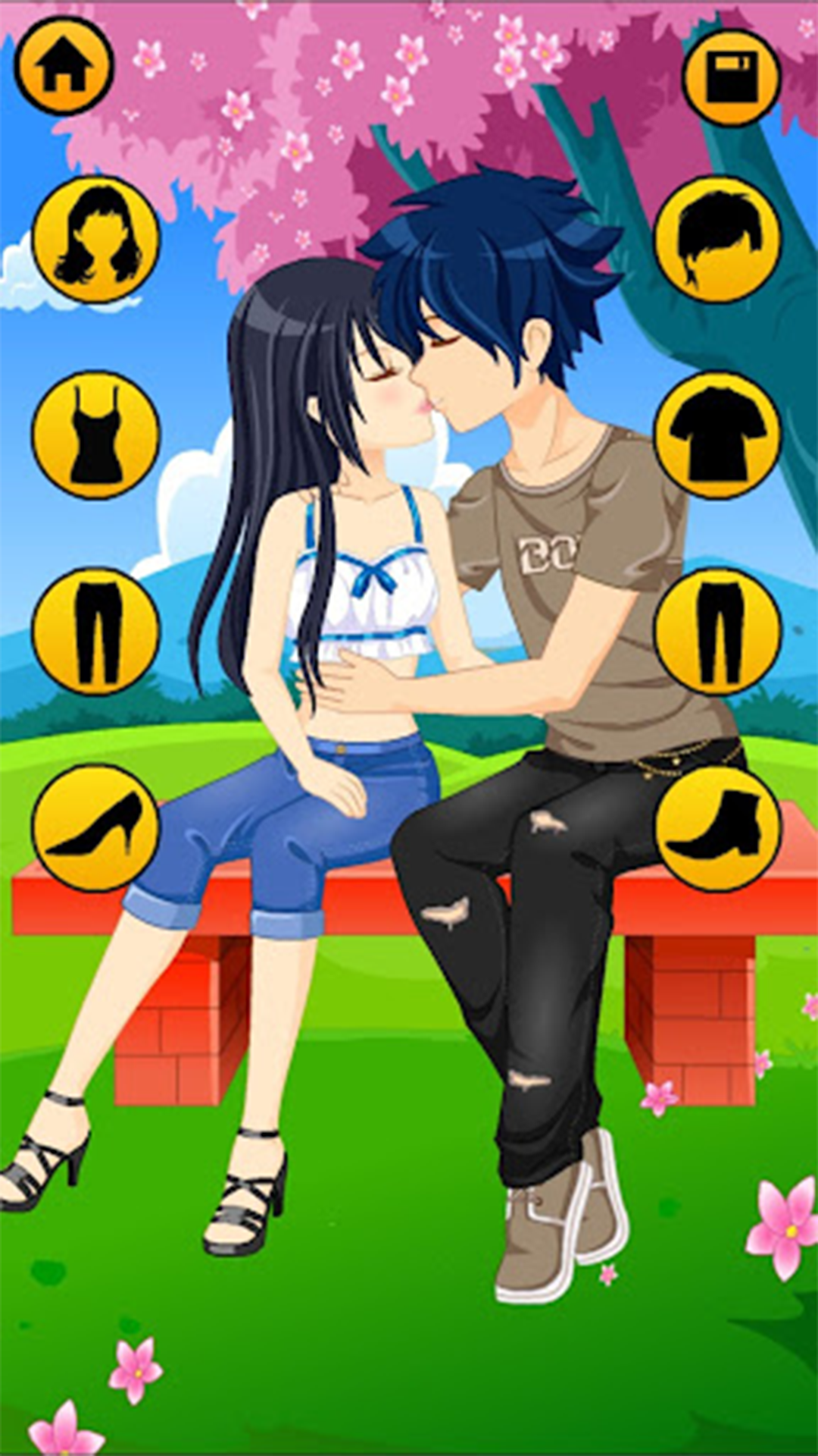Couple Kissing Dress up games fashion MakeoverAmazon.co.ukAppstore