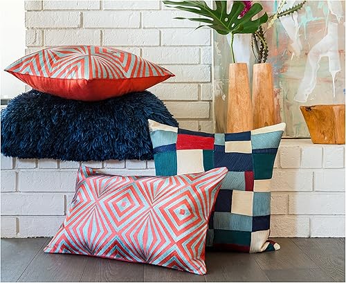 Miniatura 9 de Loloi P0045 - Funda de almohada, 22.0 x 22.0in, color gris