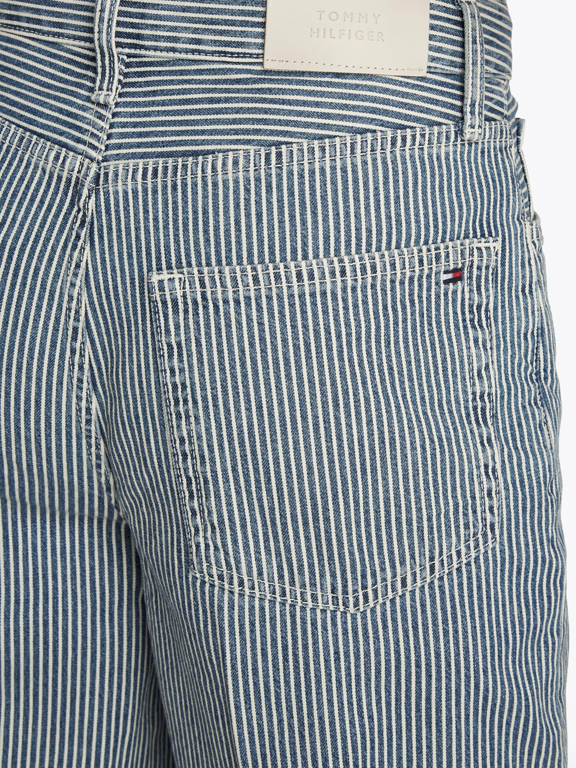 Tommy Hilfiger Donna Jeans Wide Leg Vita Alta