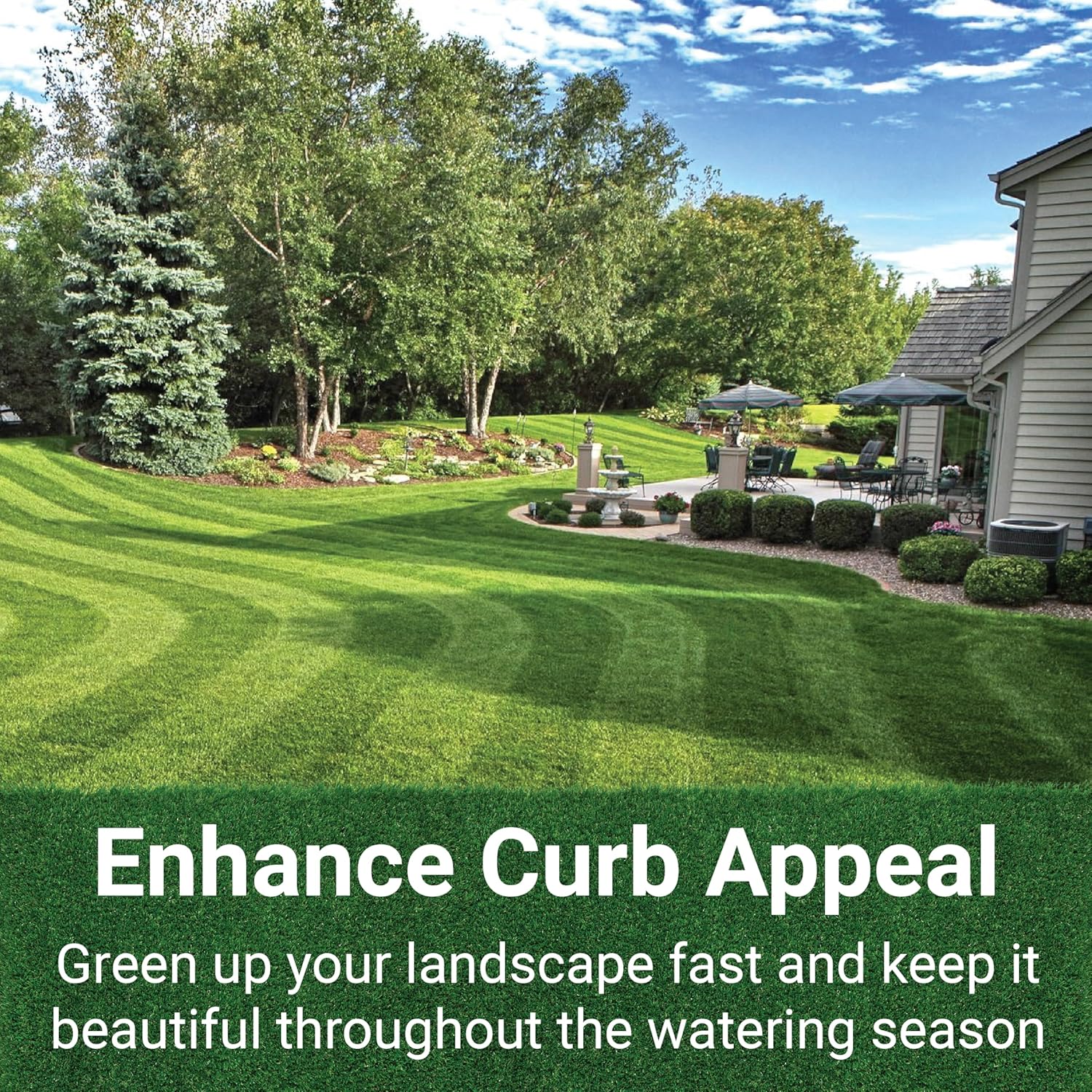 American Hydro Systems GrassSoGreen Maintenance Formula, Grass and Landscape Fertilizer, 1 Gallon Bottles (4 Pack)