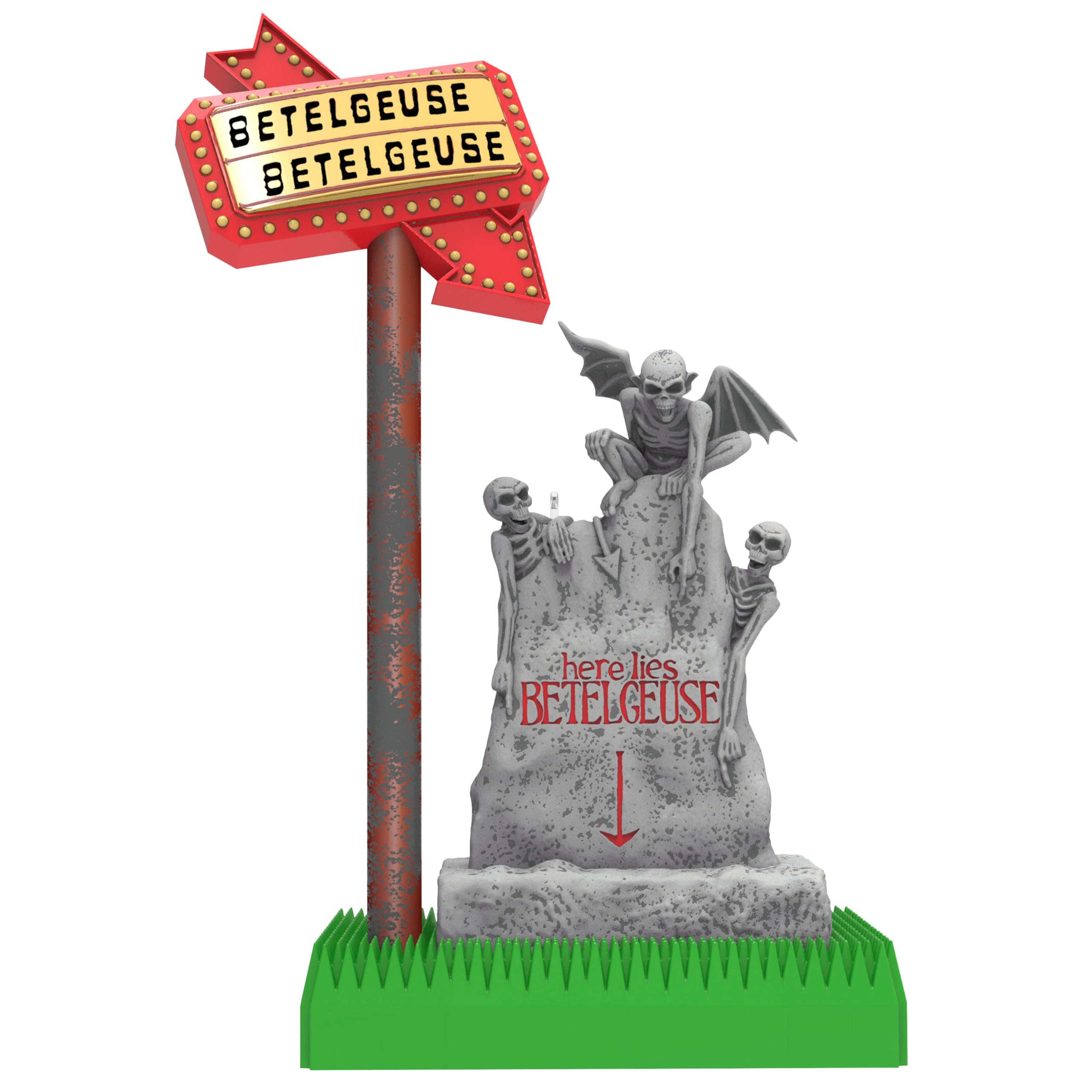 Hallmark Keepsake Christmas Ornament 2025, Beetlejuice Here Lies Beetlejuice with Light, Movie Gifts