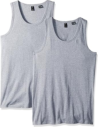 G-STAR RAW Base Tank T 2-Pack Camiseta de Tirantes para Hombre