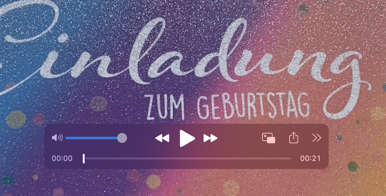 12 Einladungskarten Kindergeburtstag - Bunte Regenbogen Designs