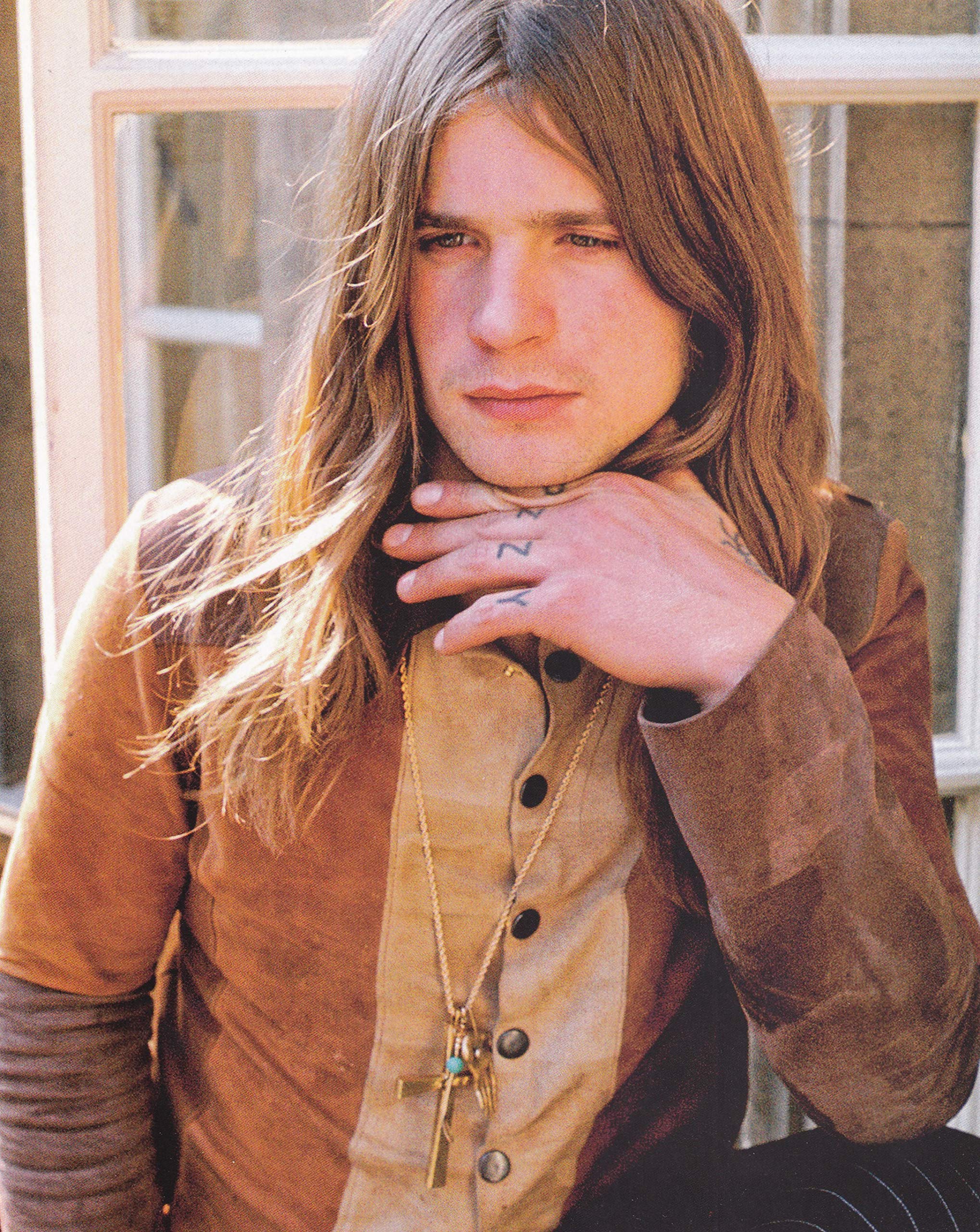 Black Sabbath's Ozzy Osbourne, London, 1974 - Miniature Poster/Book Clipping