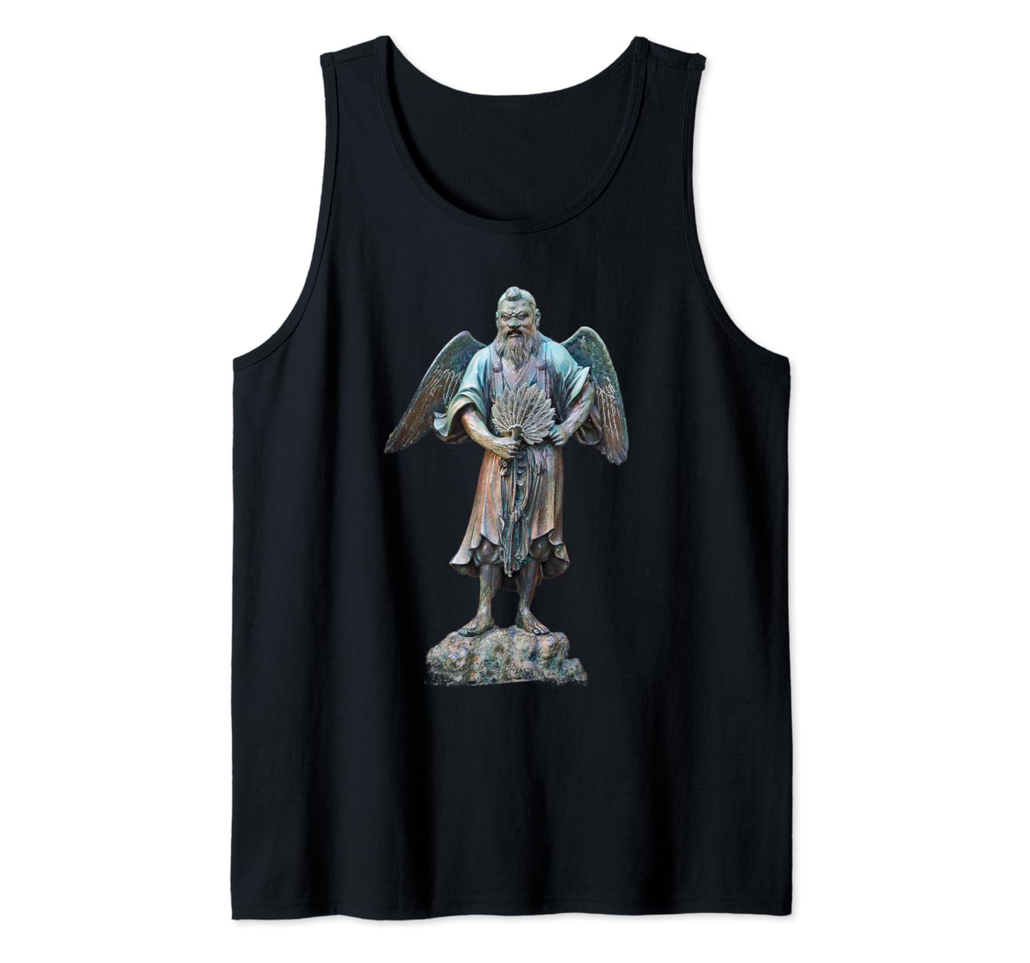 Tengu Statue of Japanese Mythology Tank Top