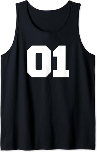 amazoncom number 01 sports jersey player 01 1 fan front print