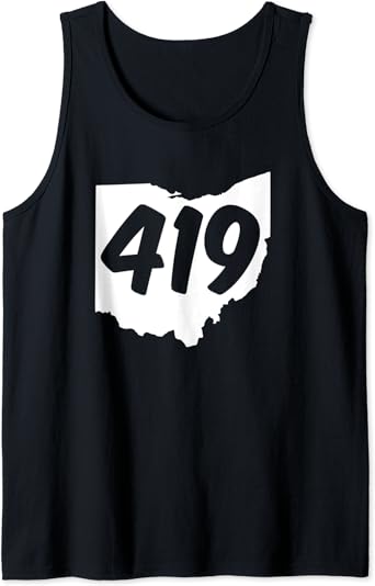 Amazon Com Toledo Sandusky Mansfield 419 Area Code Ohio Tank Top Clothing Amazon Com Toledo Sandusky Mansfield 419 Area Code Ohio Tank Top Clothing