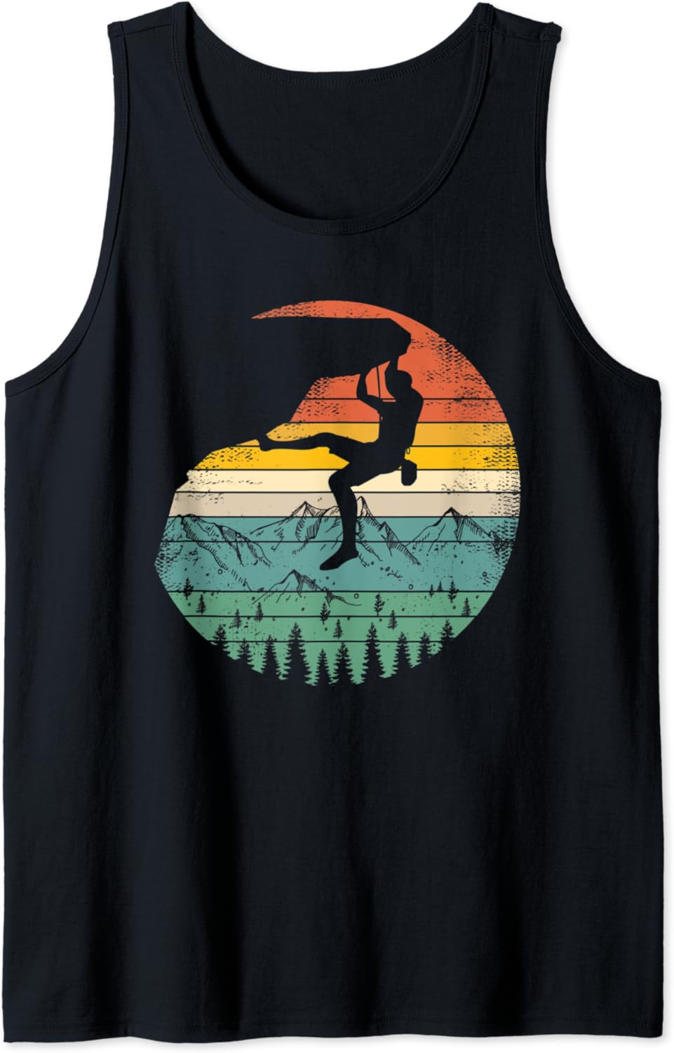 Amazon.com: Vintage Rock Climbing Mountain Climber Tank Top : Clothing