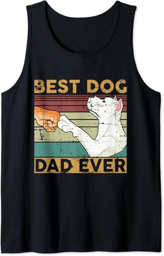 Best dog dad ever Dogo Argentino Tank Top