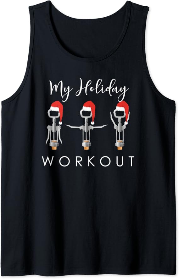 My Holiday Workout Funny Christmas Tank Top