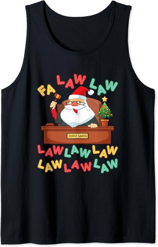 Chapeau de Père Noël humoristique avec citation de Fa Law Chapeau de Père Noël humoristique avec citation de Fa Law