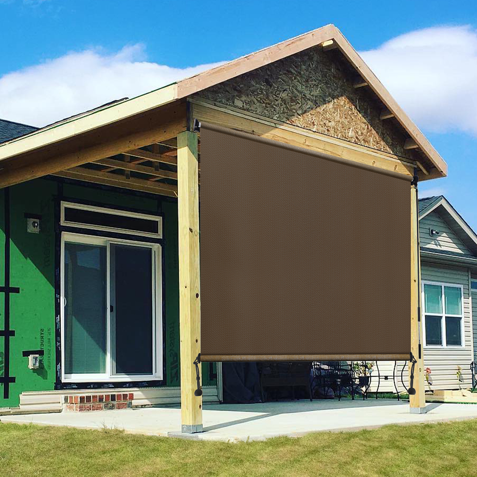 Amazon.com: Amagenix Outdoor Roller Shades, 220GSM HDPE Exterior