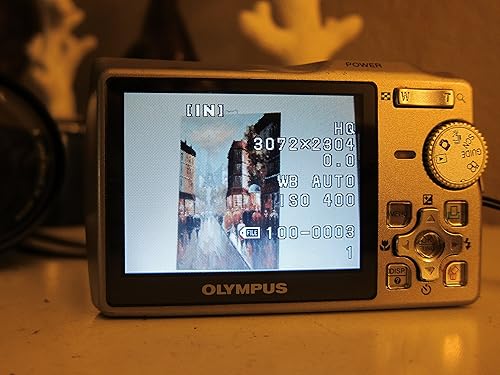 Vista 6 de OM SYSTEM OLYMPUS Stylus 710 7.1MP Cámara digital ultra delgada con zoom óptico 3x (plateado)