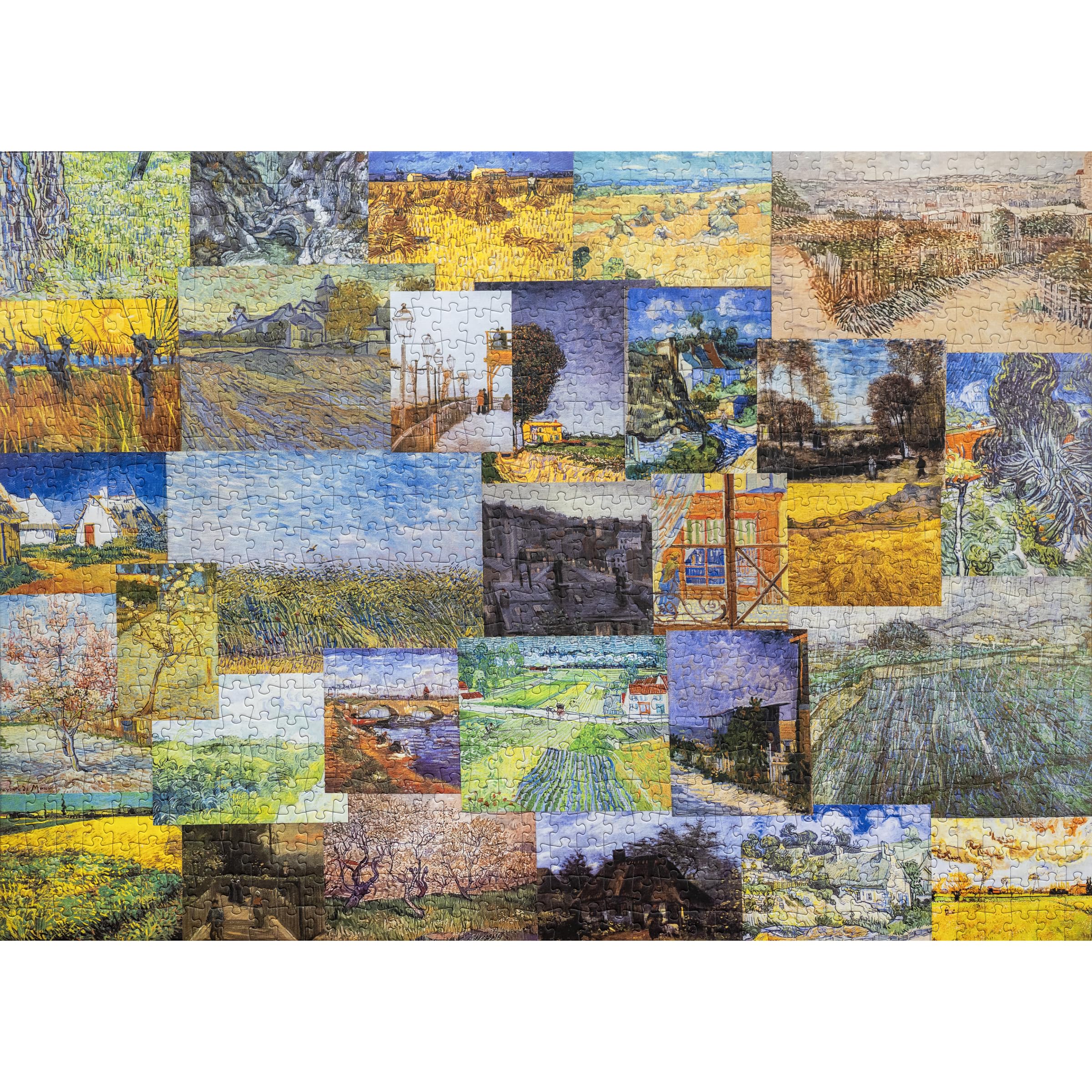 Aether Puzzles - A Journey Through Landscape and Color Part 2, Fine Art Puzzle, Premium 1000 Piece Jigsaw Puzzle for Adults, Glare-Free, Soft-Touch